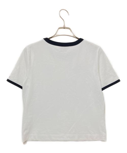 Lily Brown（リリーブラウン）Lily Brown (リリーブラウン) MARY QUANT (マリークヮント) ポケットリンガーTシャツ ホワイト サイズ:ONEの古着・服飾アイテム