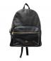 COACH（コーチ）の古着「Charlie Backpack In Pebble Leather」｜ブラック