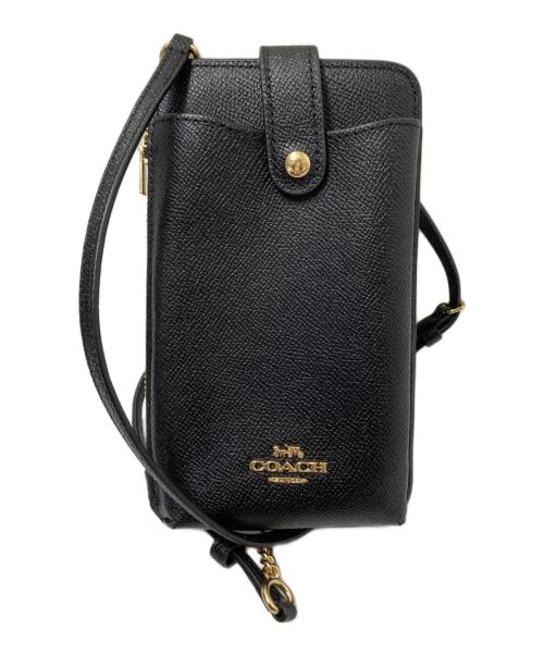 COACH（コーチ）COACH (コーチ) ノース／サウス フォーン クロスボディ ブラック サイズ:下記参照の古着・服飾アイテム