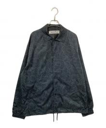 Onitsuka Tiger（オニツカタイガー）の古着「PRINTED COACH JACKET」｜ブラック