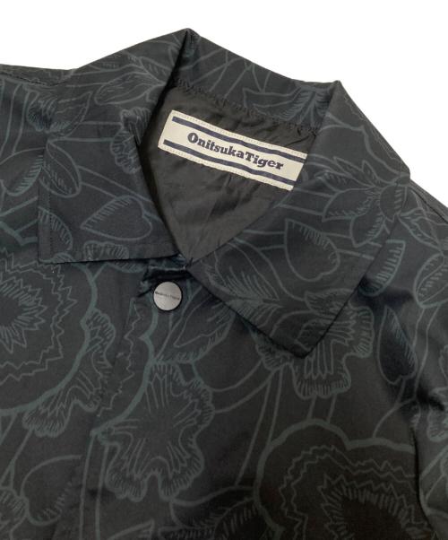 Onitsuka Tiger（オニツカタイガー）Onitsuka Tiger (オニツカタイガー) PRINTED COACH JACKET ブラック サイズ:Mの古着・服飾アイテム