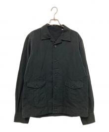 nano・universe×RING JACKET（ナノ・ユニバース×リングジャケット）の古着「シャツジャケット」｜ブラック