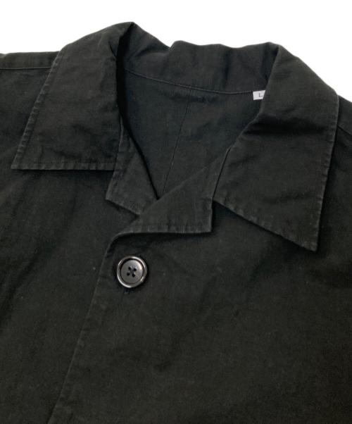 nano・universe（ナノ・ユニバース）nano・universe (ナノ・ユニバース) RING JACKET (リングジャケット) シャツジャケット ブラック サイズ:Lの古着・服飾アイテム