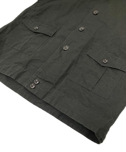 nano・universe（ナノ・ユニバース）nano・universe (ナノ・ユニバース) RING JACKET (リングジャケット) シャツジャケット ブラック サイズ:Lの古着・服飾アイテム