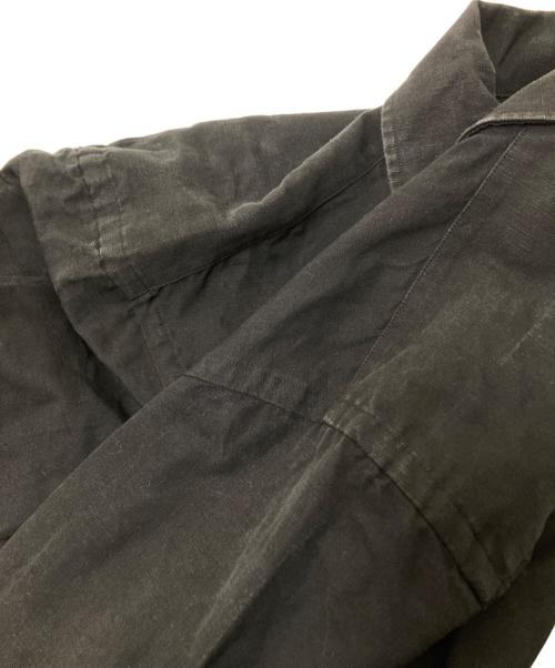 nano・universe（ナノ・ユニバース）nano・universe (ナノ・ユニバース) RING JACKET (リングジャケット) シャツジャケット ブラック サイズ:Lの古着・服飾アイテム
