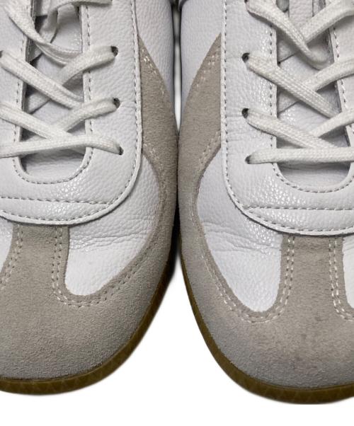 reproduction of found（リプロダクションオブファウンド）reproduction of found  (リプロダクションオブファウンド) ジャーマントレーナー ホワイト×ベージュ サイズ:42の古着・服飾アイテム