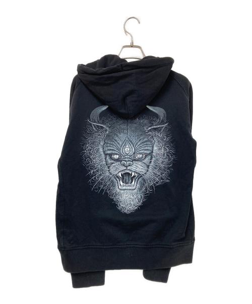 Y-3（ワイスリー）Y-3 (ワイスリー) ALL BLACK GRAPHIC PRINT HOODY ブラック サイズ:Sの古着・服飾アイテム