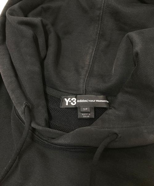 Y-3（ワイスリー）Y-3 (ワイスリー) ALL BLACK GRAPHIC PRINT HOODY ブラック サイズ:Sの古着・服飾アイテム