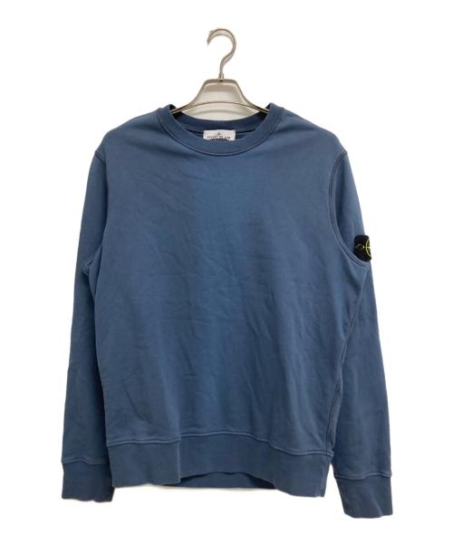 STONE ISLAND（ストーンアイランド）STONE ISLAND (ストーンアイランド) クルーネックスウェット ブルー サイズ:Lの古着・服飾アイテム