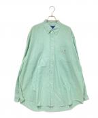 RALPH LAURENラルフローレン）の古着「ボタンダウンシャツ」｜グリーン