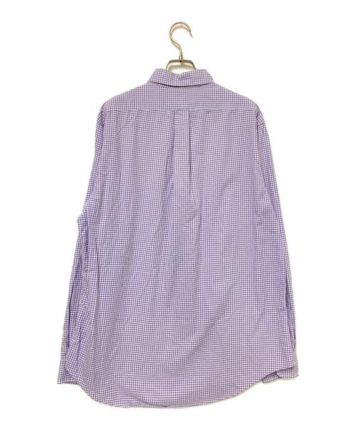 RALPH LAUREN（ラルフローレン）RALPH LAUREN (ラルフローレン) チェック柄BDシャツ ホワイト×パープル サイズ:Lの古着・服飾アイテム