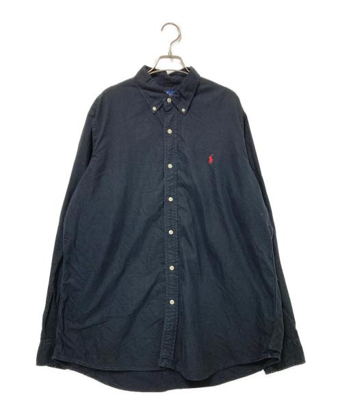 RALPH LAUREN（ラルフローレン）RALPH LAUREN (ラルフローレン) ボタンダウンシャツ ブラック サイズ:XLの古着・服飾アイテム