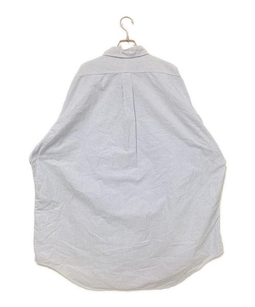 RALPH LAUREN（ラルフローレン）RALPH LAUREN (ラルフローレン) ストライプBDシャツ ブルー×ホワイト サイズ:XXLの古着・服飾アイテム