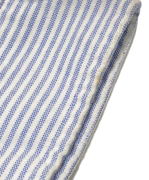 RALPH LAUREN（ラルフローレン）RALPH LAUREN (ラルフローレン) ストライプBDシャツ ブルー×ホワイト サイズ:XXLの古着・服飾アイテム