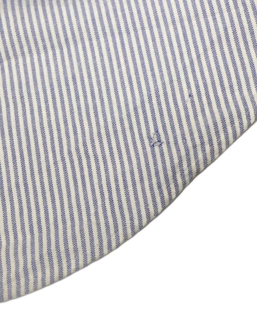 RALPH LAUREN（ラルフローレン）RALPH LAUREN (ラルフローレン) ストライプBDシャツ ブルー×ホワイト サイズ:XXLの古着・服飾アイテム