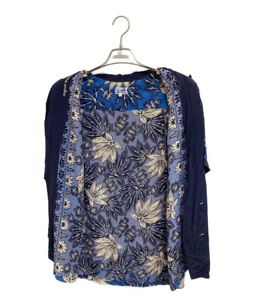 Sun Surf（サンサーフ）Sun Surf (サンサーフ) BEAMS (ビームス) レーヨンシャツ ブルー サイズ:Lの古着・服飾アイテム