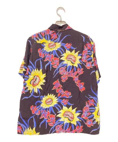 Sun Surf（サンサーフ）Sun Surf (サンサーフ) アロハシャツ イエロー×パープル サイズ:Sの古着・服飾アイテム