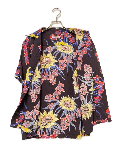 Sun Surf（サンサーフ）Sun Surf (サンサーフ) アロハシャツ イエロー×パープル サイズ:Sの古着・服飾アイテム