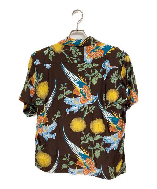 Sun Surf（サンサーフ）Sun Surf (サンサーフ) アロハシャツ イエロー×ブラウン サイズ:Sの古着・服飾アイテム
