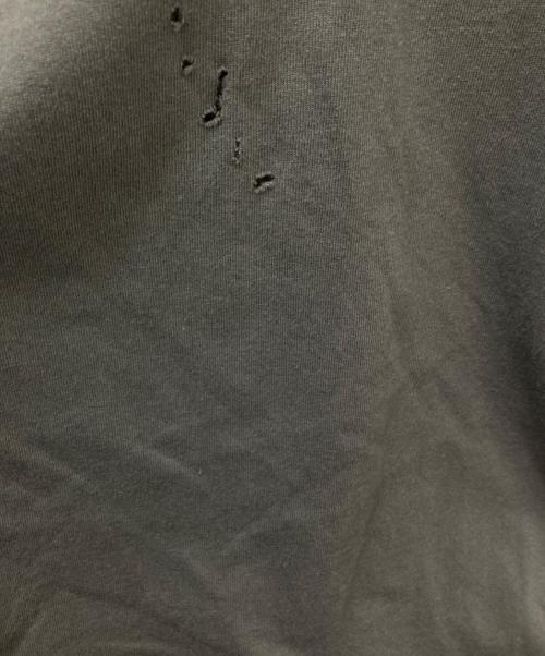 AMBERGLEAM（アンバーグリーム）AMBERGLEAM (アンバーグリーム) ダメージロゴTシャツ グレー サイズ:Mの古着・服飾アイテム