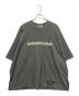 AMBERGLEAM（アンバーグリーム）の古着「ダメージロゴTシャツ」｜グレー