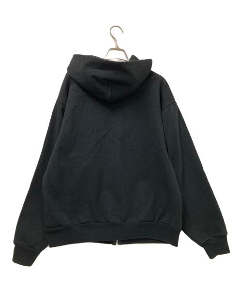 LOS ANGELES APPAREL（ロサンゼルスアパレル）LOS ANGELES APPAREL (ロサンゼルスアパレル) ジップアップパーカー ブラック サイズ:Mの古着・服飾アイテム
