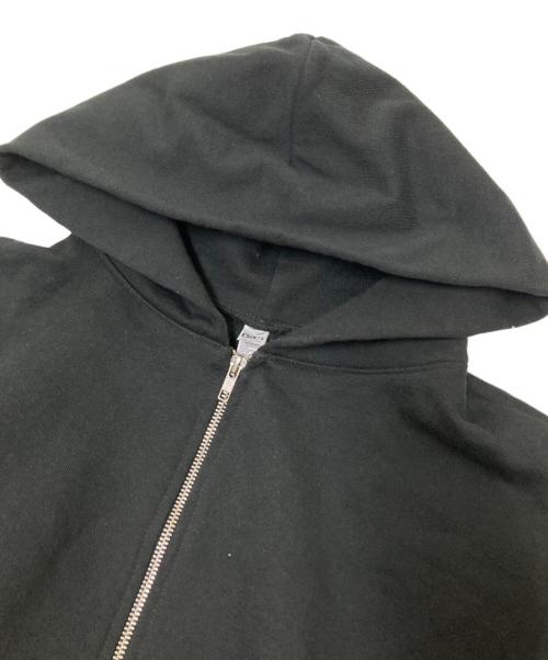 LOS ANGELES APPAREL（ロサンゼルスアパレル）LOS ANGELES APPAREL (ロサンゼルスアパレル) ジップアップパーカー ブラック サイズ:Mの古着・服飾アイテム