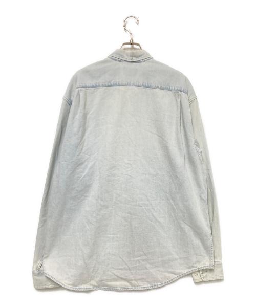 SUPREME（シュプリーム）SUPREME (シュプリーム) Small Box Shirt Washed Blue インディゴ サイズ:Mの古着・服飾アイテム