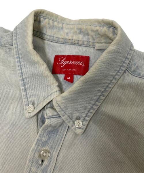 SUPREME（シュプリーム）SUPREME (シュプリーム) Small Box Shirt Washed Blue インディゴ サイズ:Mの古着・服飾アイテム