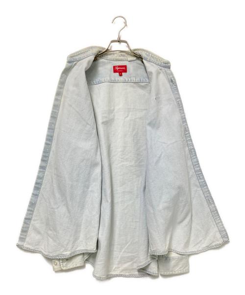 SUPREME（シュプリーム）SUPREME (シュプリーム) Small Box Shirt Washed Blue インディゴ サイズ:Mの古着・服飾アイテム