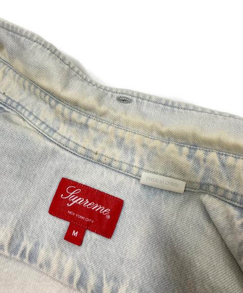 SUPREME（シュプリーム）SUPREME (シュプリーム) Small Box Shirt Washed Blue インディゴ サイズ:Mの古着・服飾アイテム