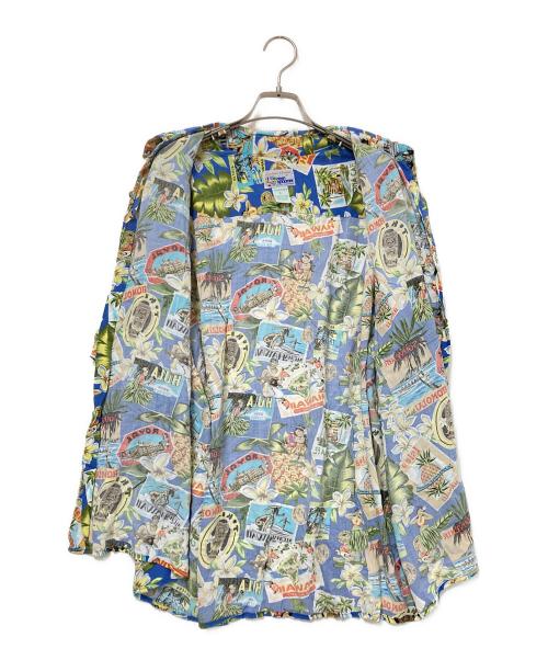 reyn spooner（レイン スプナー）reyn spooner (レイン スプナー) 90sアロハシャツ イエロー×ブルー サイズ:Lの古着・服飾アイテム
