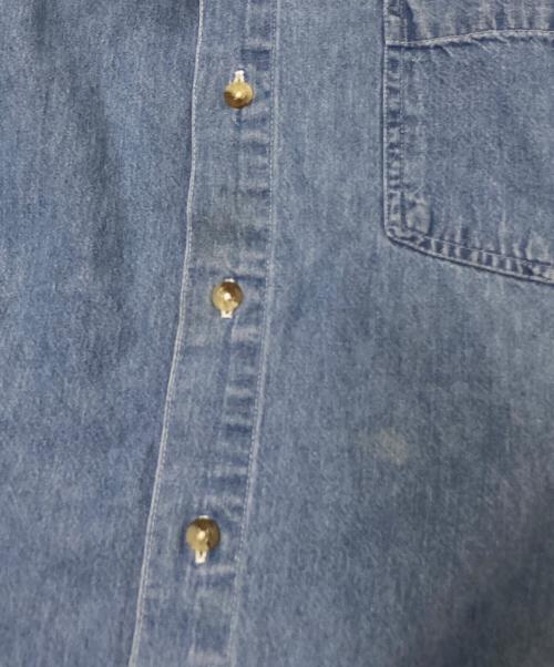 HIGH SIERRA（ハイシェラ）HIGH SIERRA (ハイシェラ) ノーカラーシャツ インディゴ サイズ:XLの古着・服飾アイテム