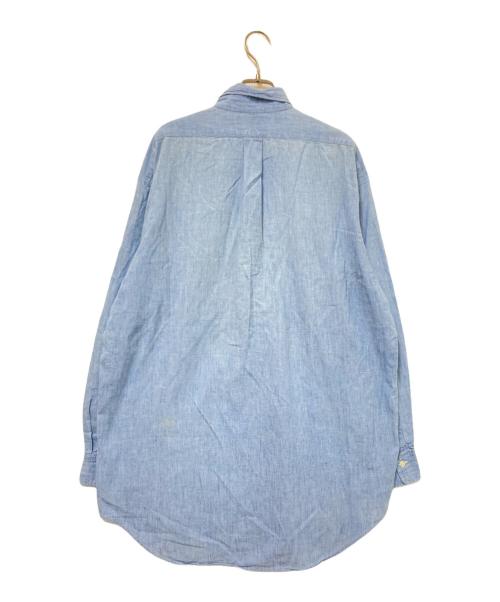 RALPH LAUREN（ラルフローレン）RALPH LAUREN (ラルフローレン) シャンブレーボタンダウンシャツ インディゴ サイズ:Mの古着・服飾アイテム