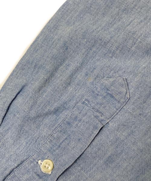 RALPH LAUREN（ラルフローレン）RALPH LAUREN (ラルフローレン) シャンブレーボタンダウンシャツ インディゴ サイズ:Mの古着・服飾アイテム