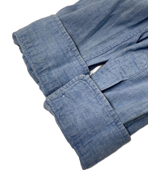 RALPH LAUREN（ラルフローレン）RALPH LAUREN (ラルフローレン) シャンブレーボタンダウンシャツ インディゴ サイズ:Mの古着・服飾アイテム