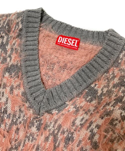 DIESEL（ディーゼル）DIESEL (ディーゼル) M-RENZAセーター ピンク サイズ:XSの古着・服飾アイテム