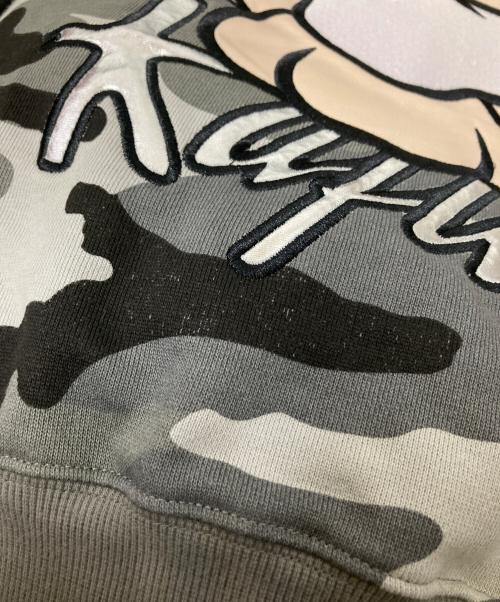 GALFY（ガルフィー）GALFY (ガルフィー) カモ柄パーカー グレー サイズ:中型犬の古着・服飾アイテム