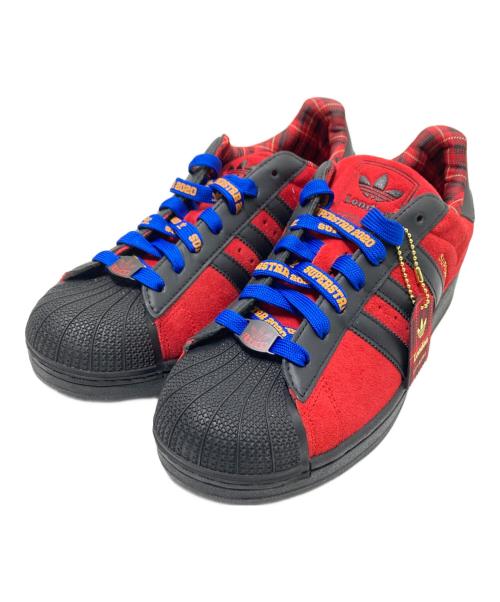 adidas（アディダス）adidas (アディダス) ローカットスニーカー ブラック×レッド サイズ:28.0cm 未使用品の古着・服飾アイテム