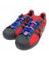 adidas（アディダス）の古着「ローカットスニーカー」｜ブラック×レッド