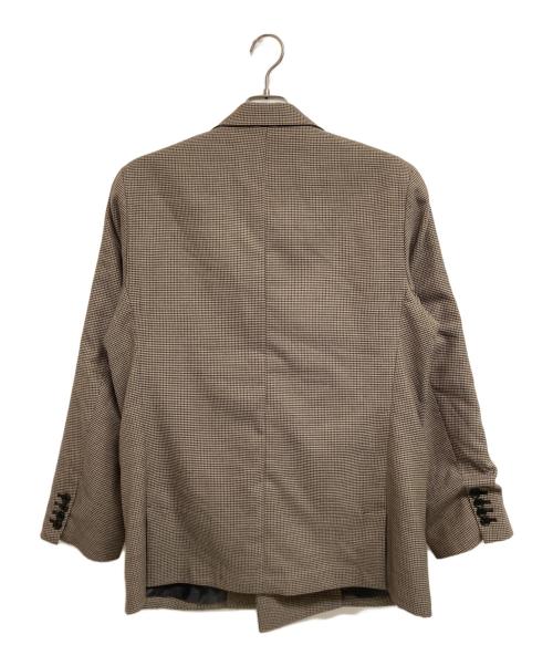 JOURNAL STANDARD（ジャーナルスタンダード）JOURNAL STANDARD (ジャーナルスタンダード) ガンクラブチェックダブルブレザー ベージュ サイズ:Lの古着・服飾アイテム