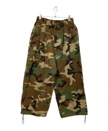 J.S HOMESTEAD（ジャーナルスタンダード ホームステッド）の古着「ウッドランドカモ エア クルー パンツ」｜オリーブ