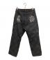 X-LARGE (エクストララージ) ALLOVER CIRCLE XL DENIM PANTS ブラック サイズ:32：7000円