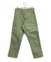 Carhartt WIP（カーハート ワーク イン プログレス）の古着「シングルニーパンツ」｜グリーン