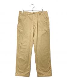 Engineered Garments×BEAMS PLUS（エンジニアド ガーメンツ×ビームスプラス）の古着「別注GLASSFIELD PANTS BACKSATIN」｜ベージュ