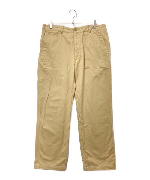 Engineered Garments（エンジニアド ガーメンツ）Engineered Garments (エンジニアド ガーメンツ) BEAMS PLUS (ビームスプラス) 別注GLASSFIELD PANTS BACKSATIN ベージュ サイズ:34の古着・服飾アイテム