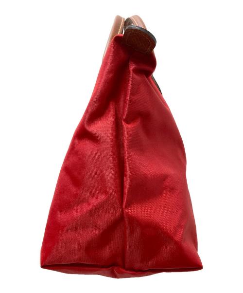 LONGCHAMP（ロンシャン）LONGCHAMP (ロンシャン) 舟形トートバッグ レッド サイズ:下記参照の古着・服飾アイテム