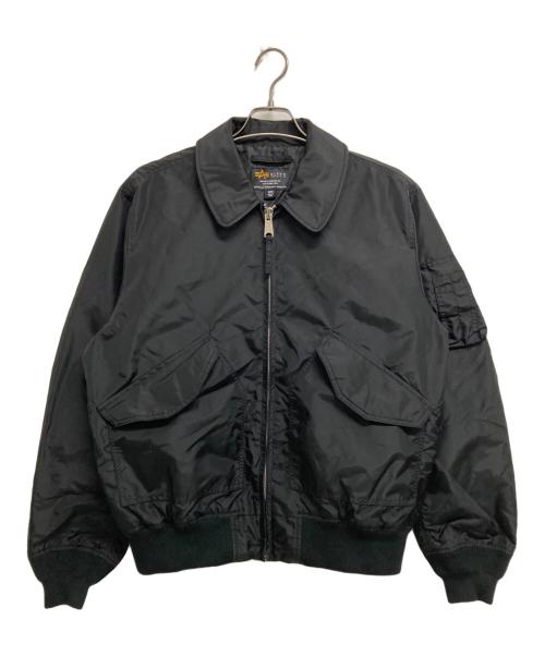 ALPHA（アルファ）ALPHA (アルファ) nano・universe (ナノ・ユニバース) 別注 CWU FLIGHT JACKET ブラック サイズ:Mの古着・服飾アイテム