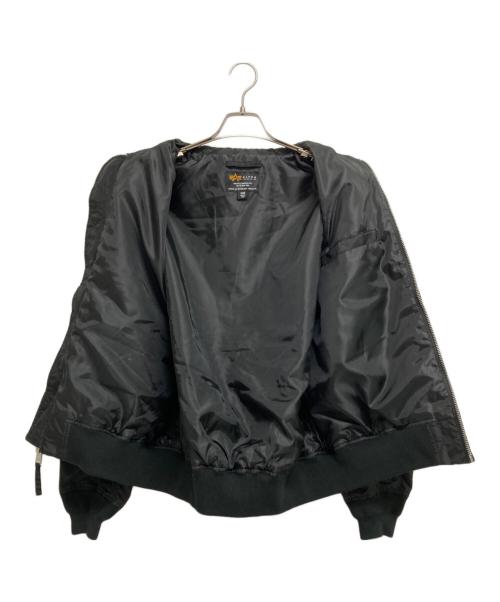 ALPHA（アルファ）ALPHA (アルファ) nano・universe (ナノ・ユニバース) 別注 CWU FLIGHT JACKET ブラック サイズ:Mの古着・服飾アイテム
