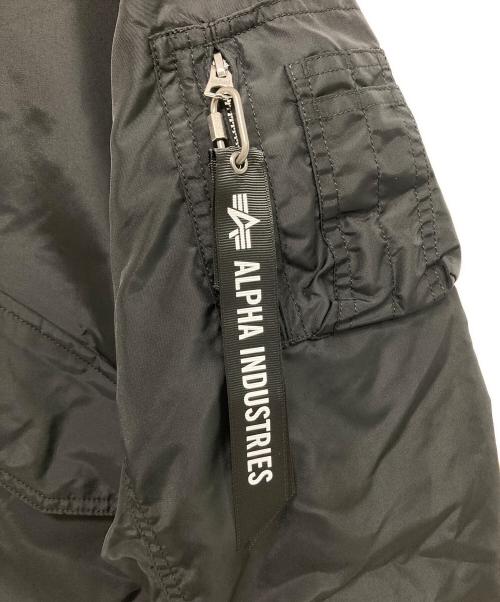ALPHA（アルファ）ALPHA (アルファ) nano・universe (ナノ・ユニバース) 別注 CWU FLIGHT JACKET ブラック サイズ:Mの古着・服飾アイテム